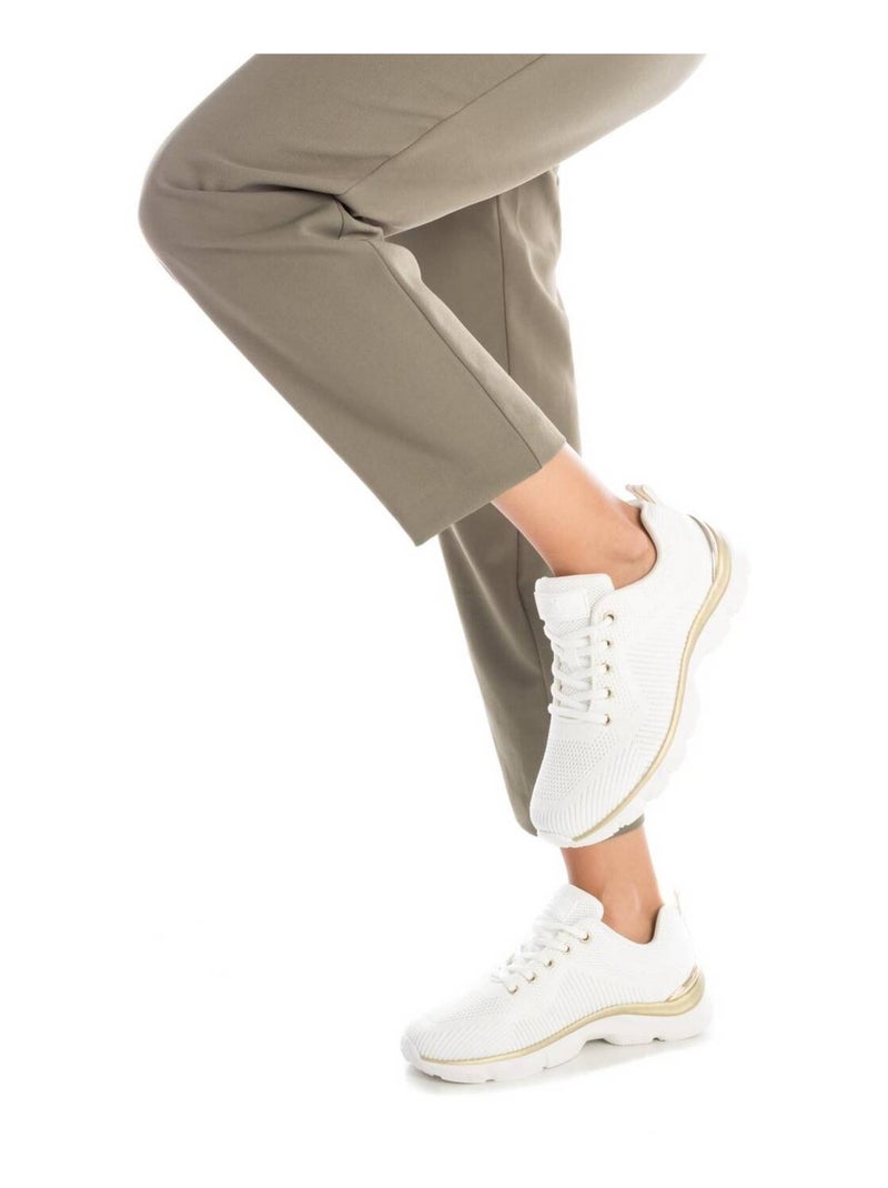 Baskets sport femme élastiques Blanc - Kiabi