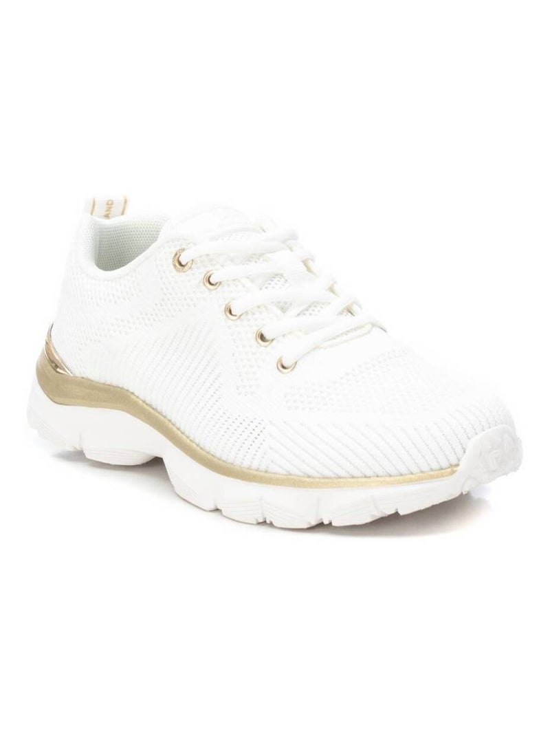 Baskets sport femme élastiques Blanc - Kiabi