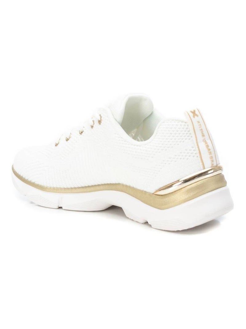Baskets sport femme élastiques Blanc - Kiabi