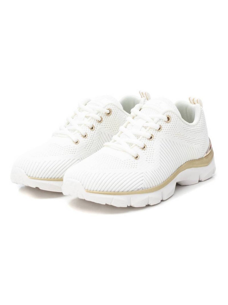 Baskets sport femme élastiques Blanc - Kiabi