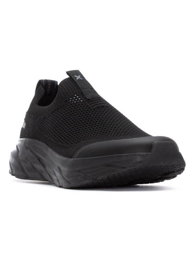 Baskets sport femme élastiques Noir - Kiabi