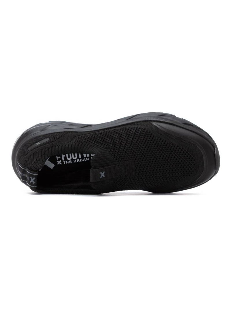 Baskets sport femme élastiques Noir - Kiabi