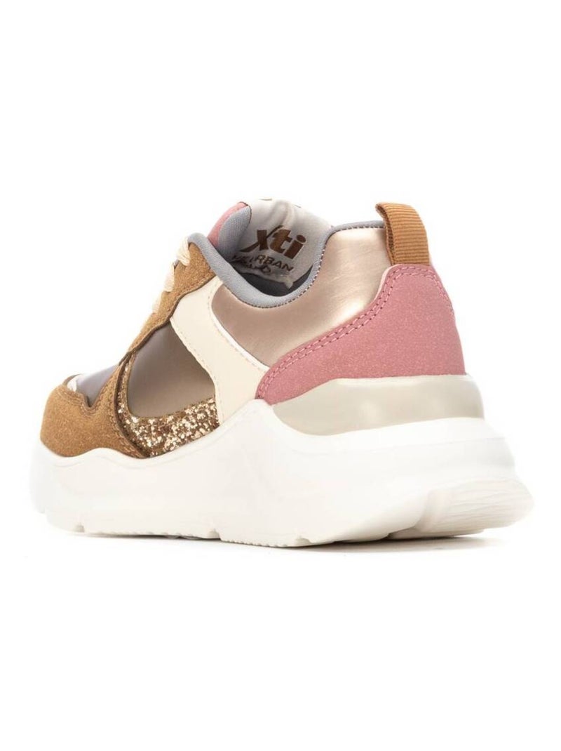 Baskets sport fillettes Beige - Kiabi
