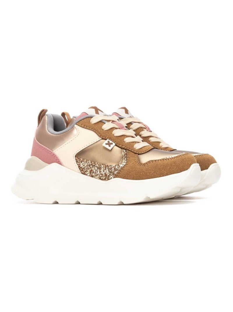 Baskets sport fillettes Beige - Kiabi