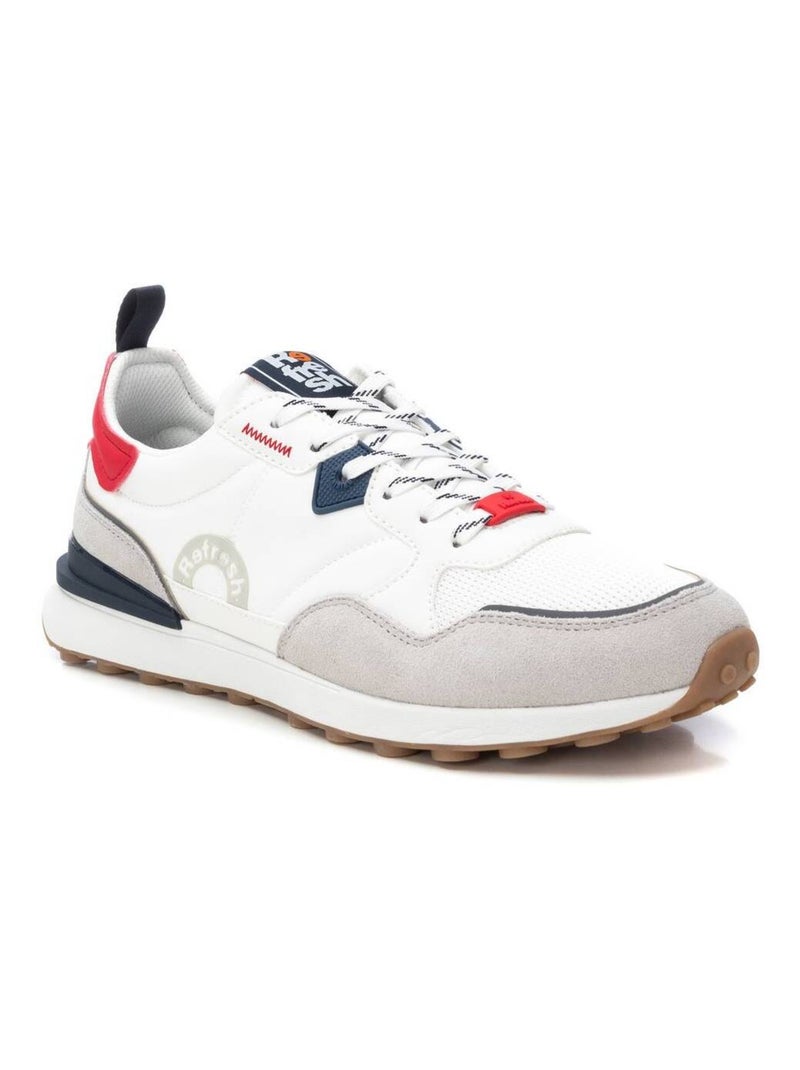 Baskets sport homme à lacets Blanc - Kiabi