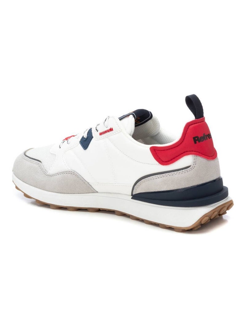 Baskets sport homme à lacets Blanc - Kiabi