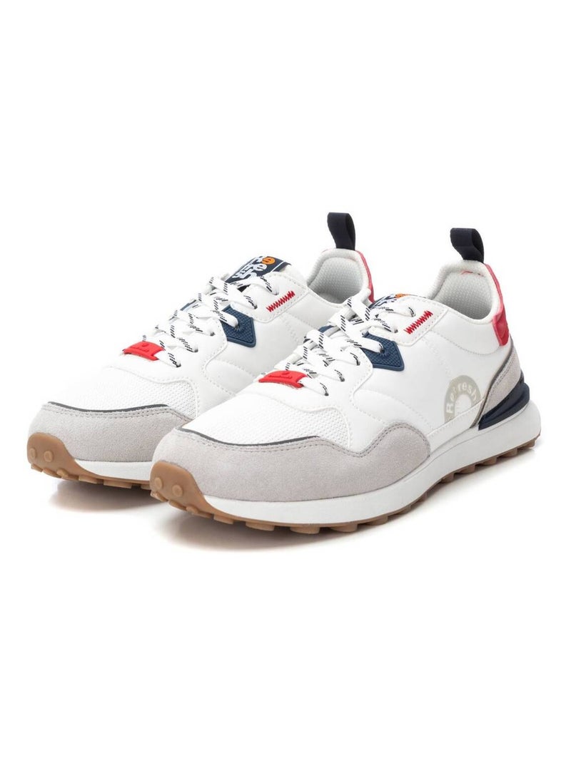 Baskets sport homme à lacets Blanc - Kiabi