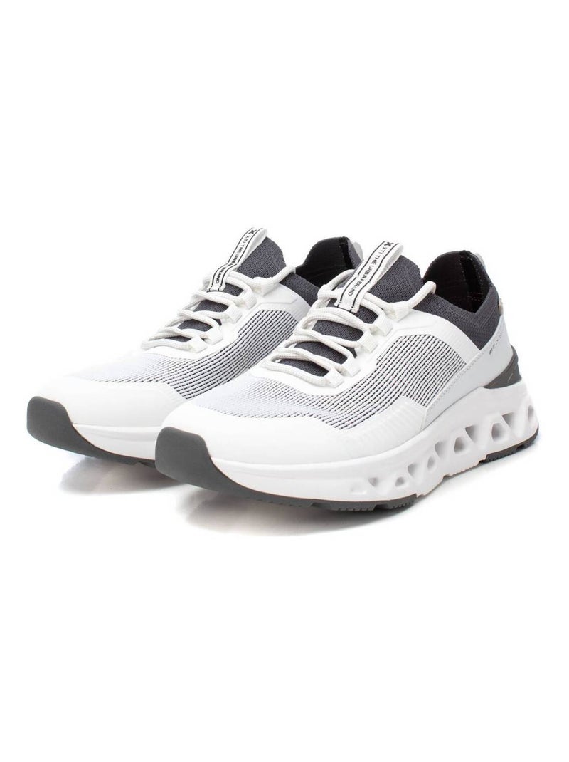 Baskets sport homme à lacets Blanc - Kiabi