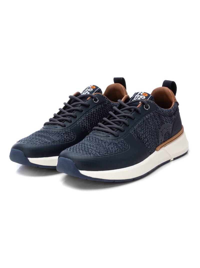 Baskets sport homme à lacets Bleu - Kiabi