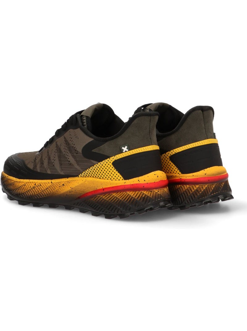 Baskets sport homme à lacets Kaki - Kiabi