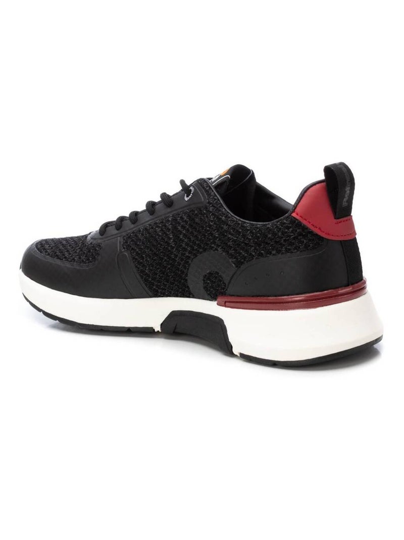 Baskets sport homme à lacets Noir - Kiabi