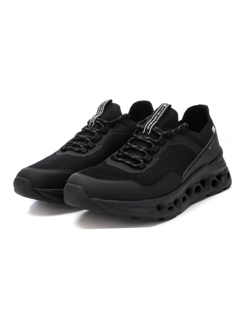 Baskets sport homme à lacets Noir - Kiabi