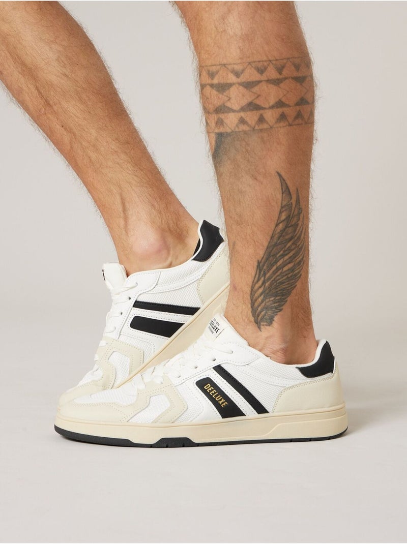 Baskets sportwear tendances 'Deeluxe' Blanc - Kiabi