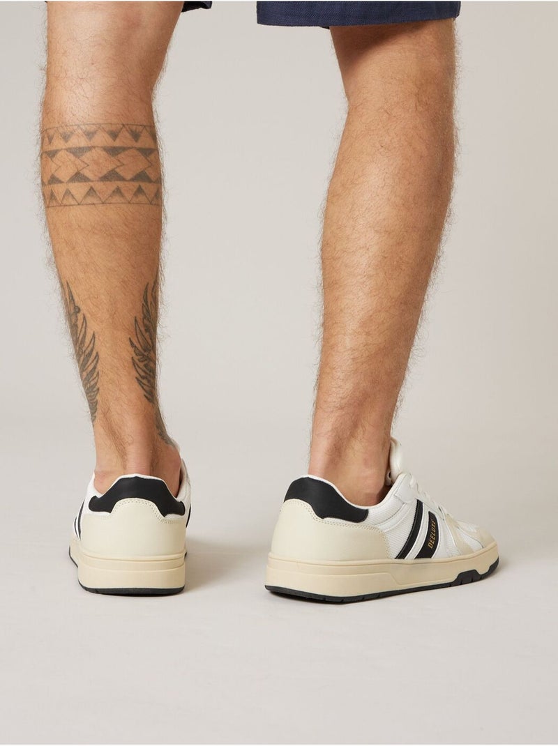 Baskets sportwear tendances 'Deeluxe' Blanc - Kiabi