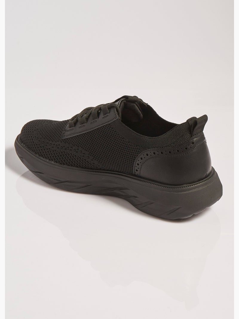 Baskets sporty en mesh, détails chic - AFIBEL Bleu marine - Kiabi