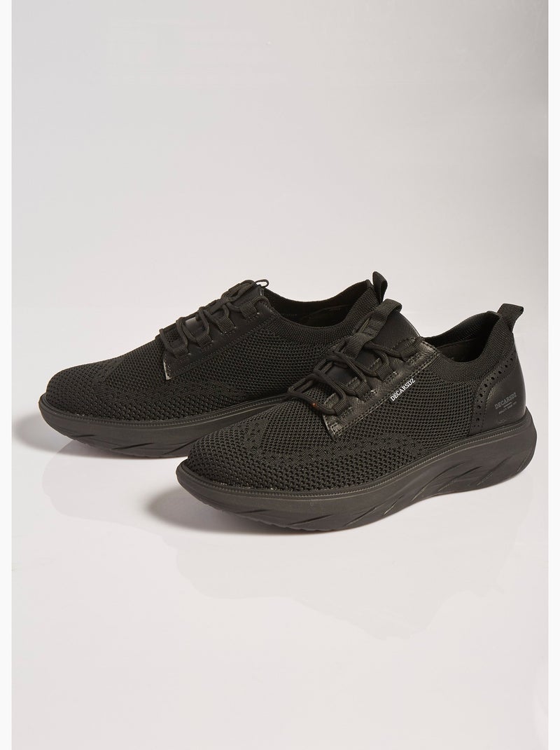 Baskets sporty en mesh, détails chic - AFIBEL Bleu marine - Kiabi