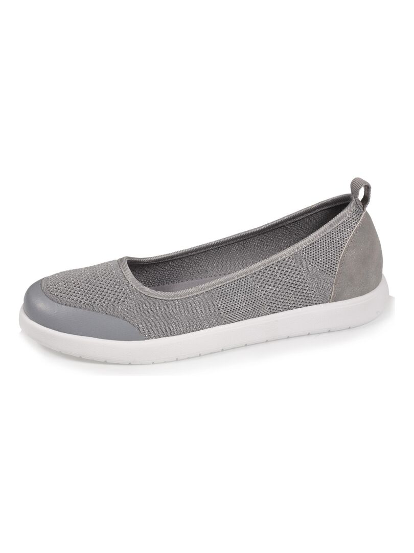 Baskets Isotoner Style Ballerine - Confort Extrême - Semelle Mémoire De Forme - Taille Femme