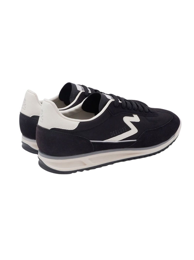 Baskets style rétro-running à l’allure moderne
 'Deeluxe' Noir - Kiabi