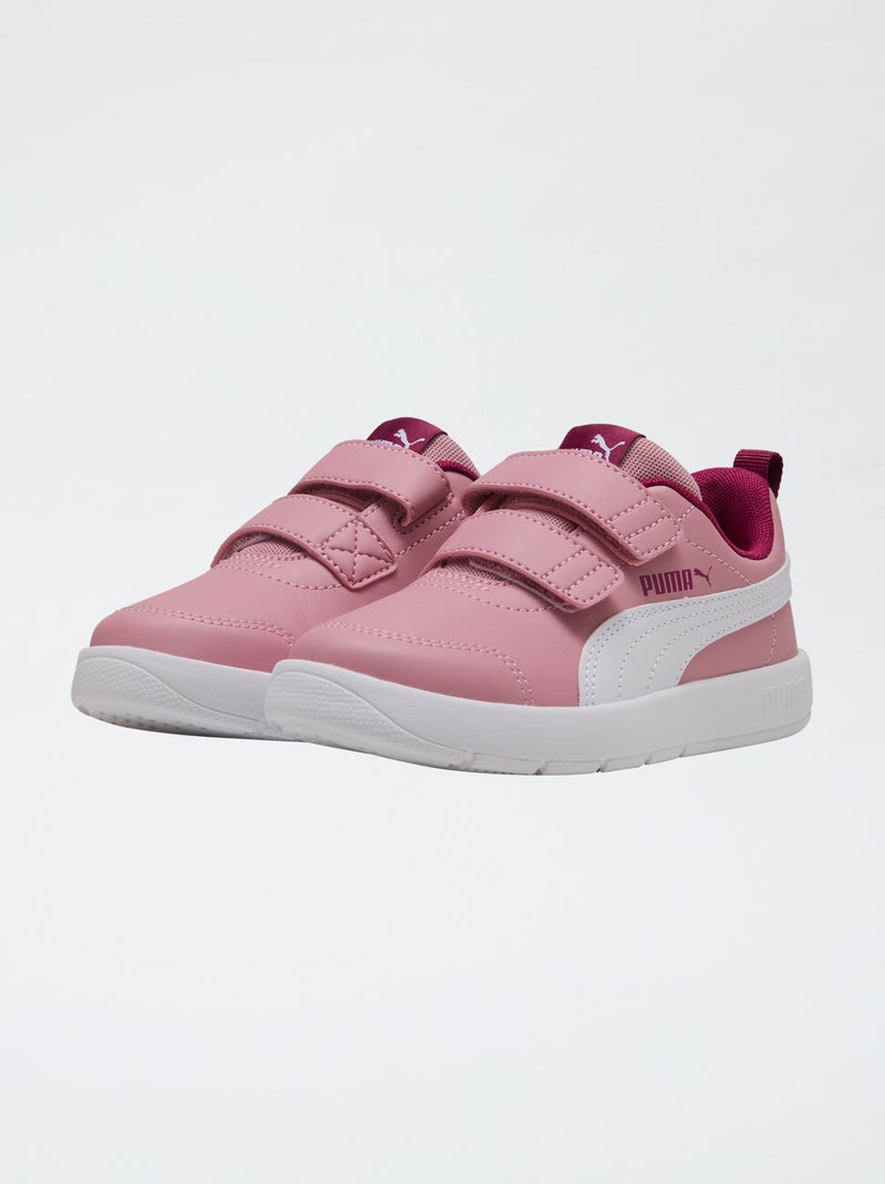 Baskets style running 'PUMA' à scratchs Rose - Kiabi