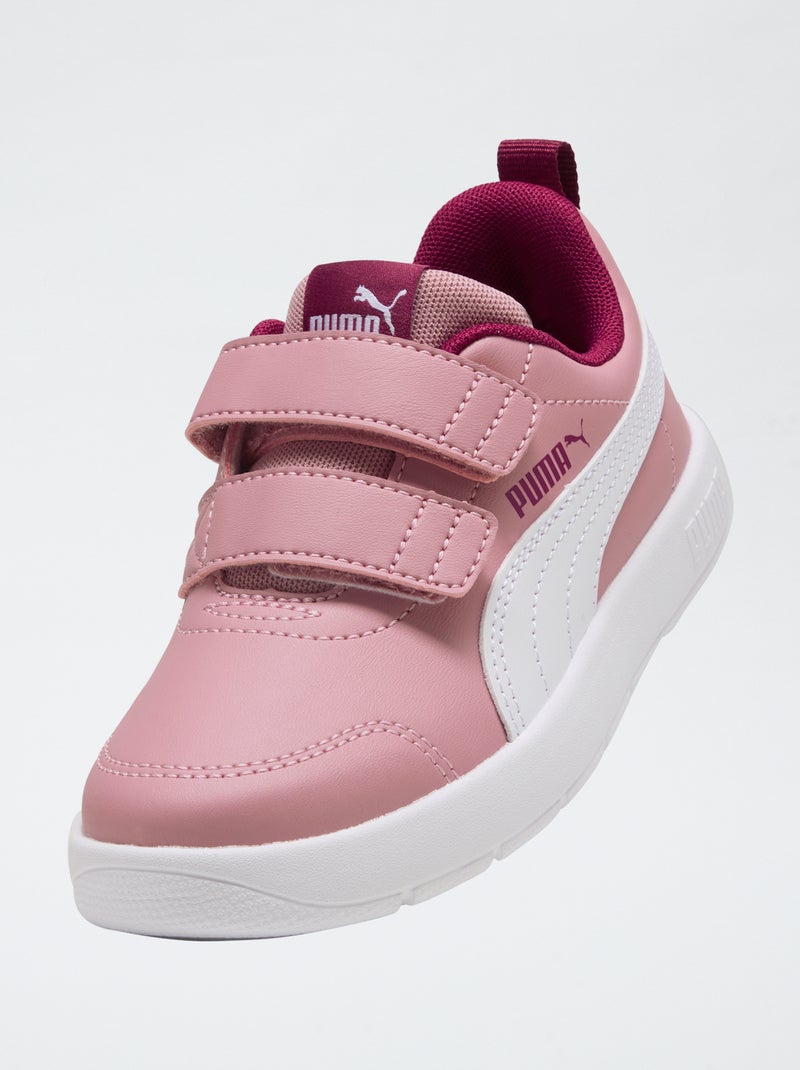 Baskets style running 'PUMA' à scratchs Rose - Kiabi