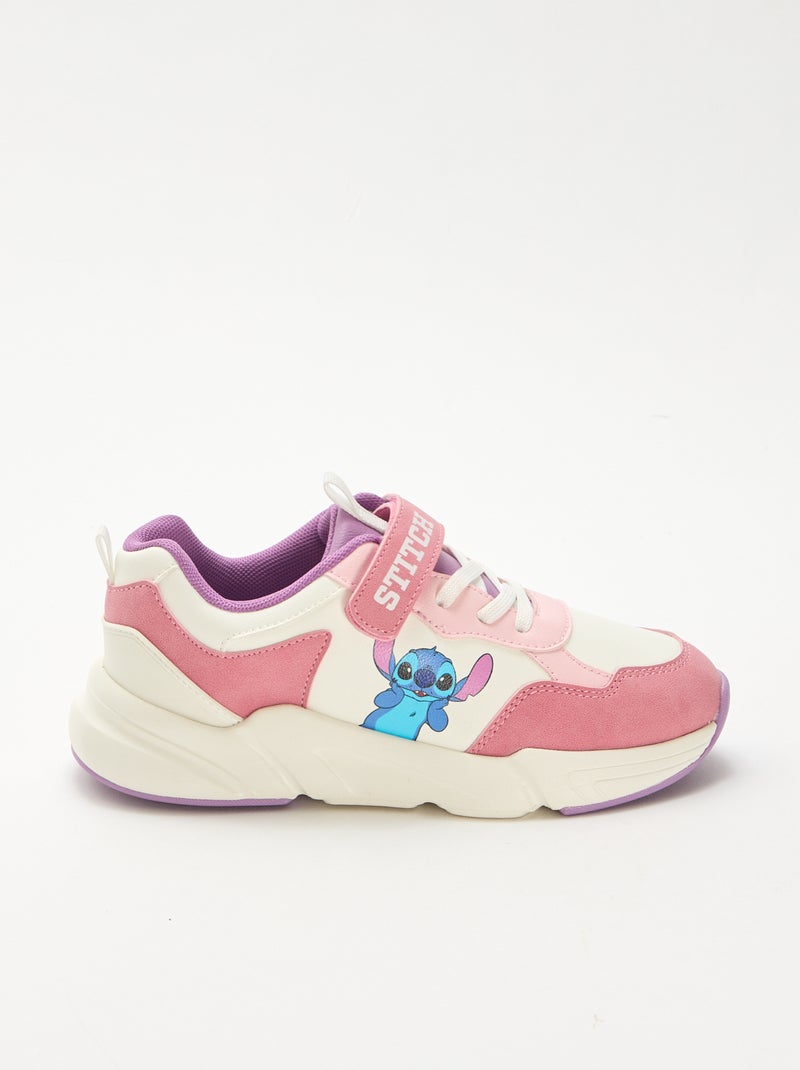 Baskets style running 'Stitch' Violet - Kiabi