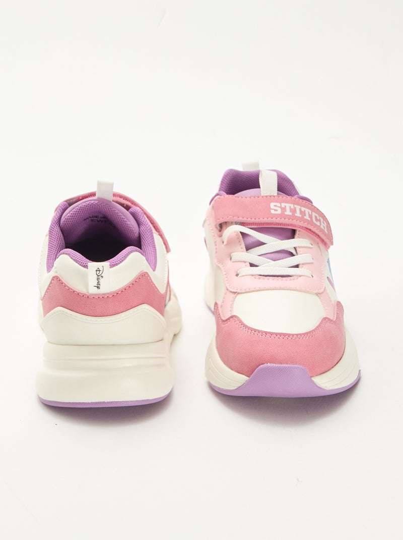 Baskets style running 'Stitch' Violet - Kiabi