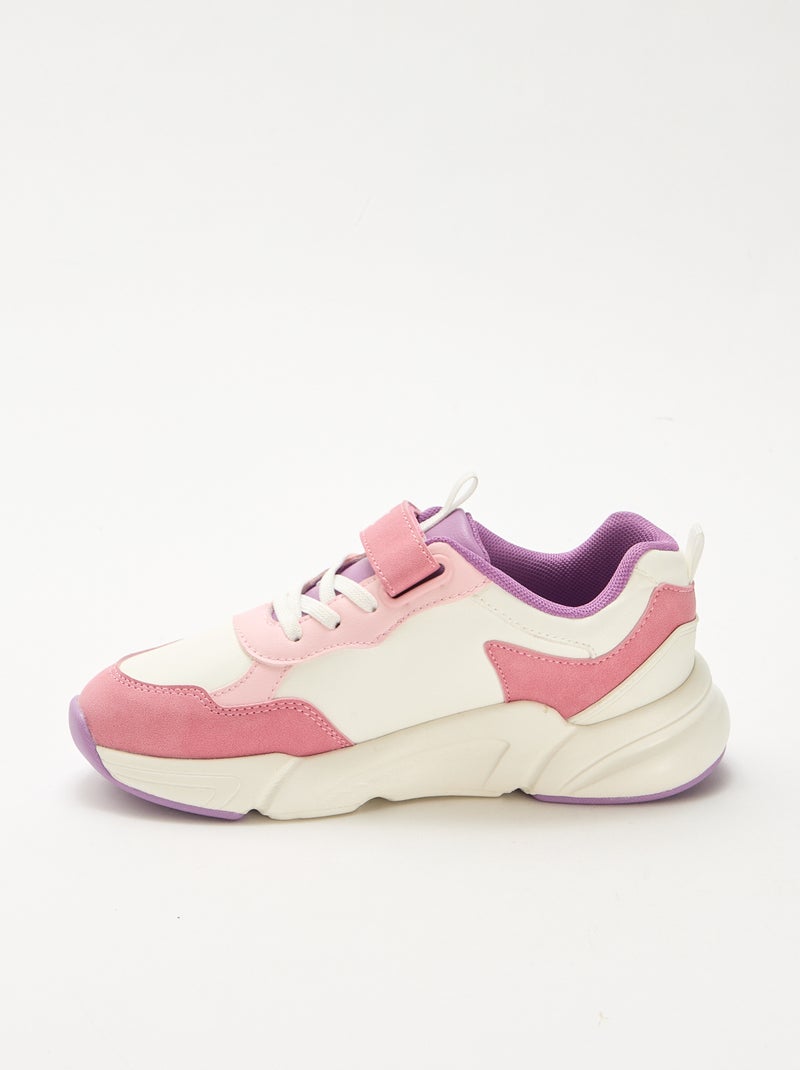 Baskets style running 'Stitch' Violet - Kiabi