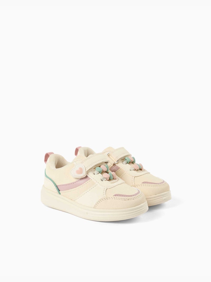 Baskets superlight runner avec perles Beige - Kiabi