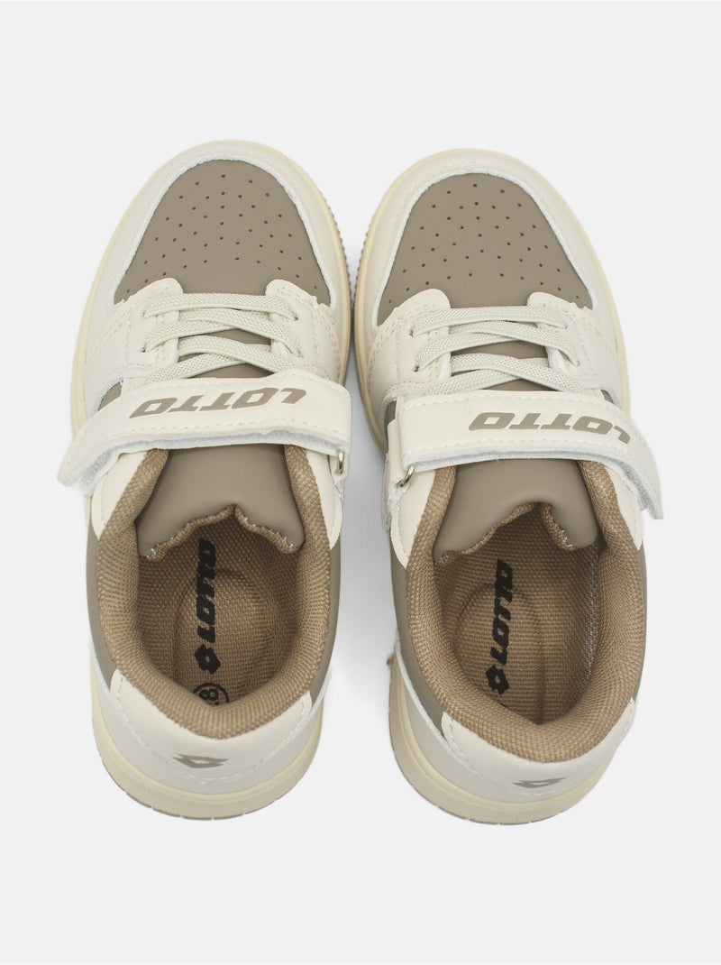 Baskets Taranto  - Lotto Blanc Marron - Kiabi