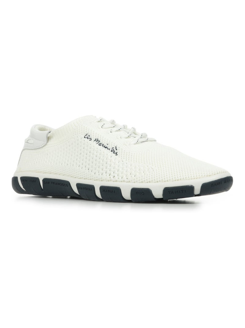 Baskets Tbs Jazaria Blanc Bleu marine - Kiabi