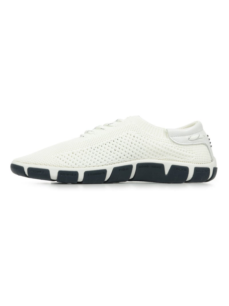 Baskets Tbs Jazaria Blanc Bleu marine - Kiabi