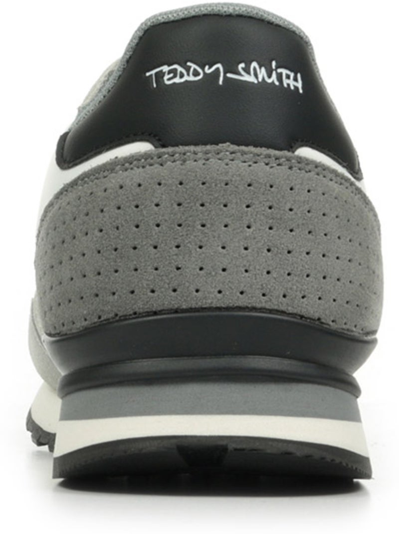 Baskets Teddy Smith Z Tex Blanc Gris - Kiabi