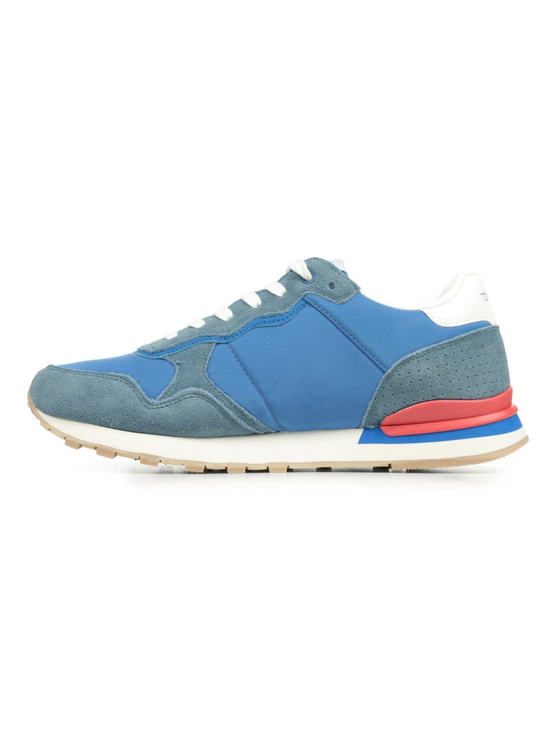 Baskets Teddy Smith Z Tex Bleu Blanc Gris - Kiabi