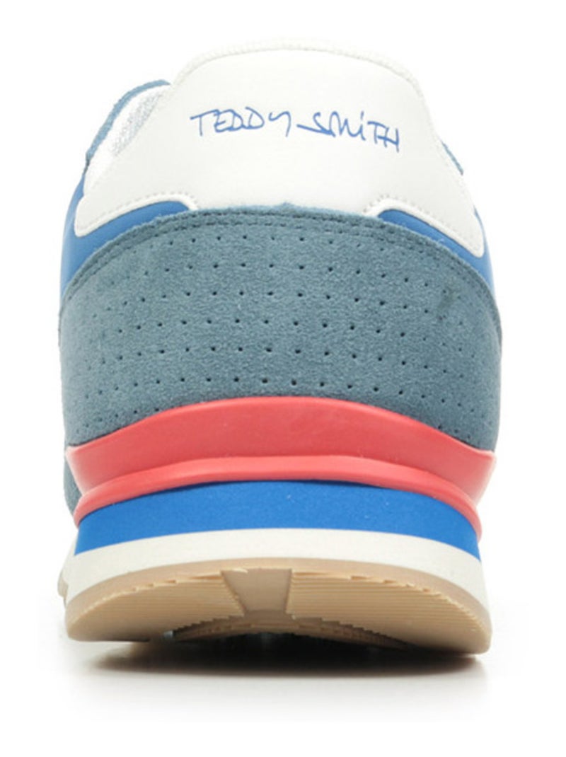 Baskets Teddy Smith Z Tex Bleu Blanc Gris - Kiabi