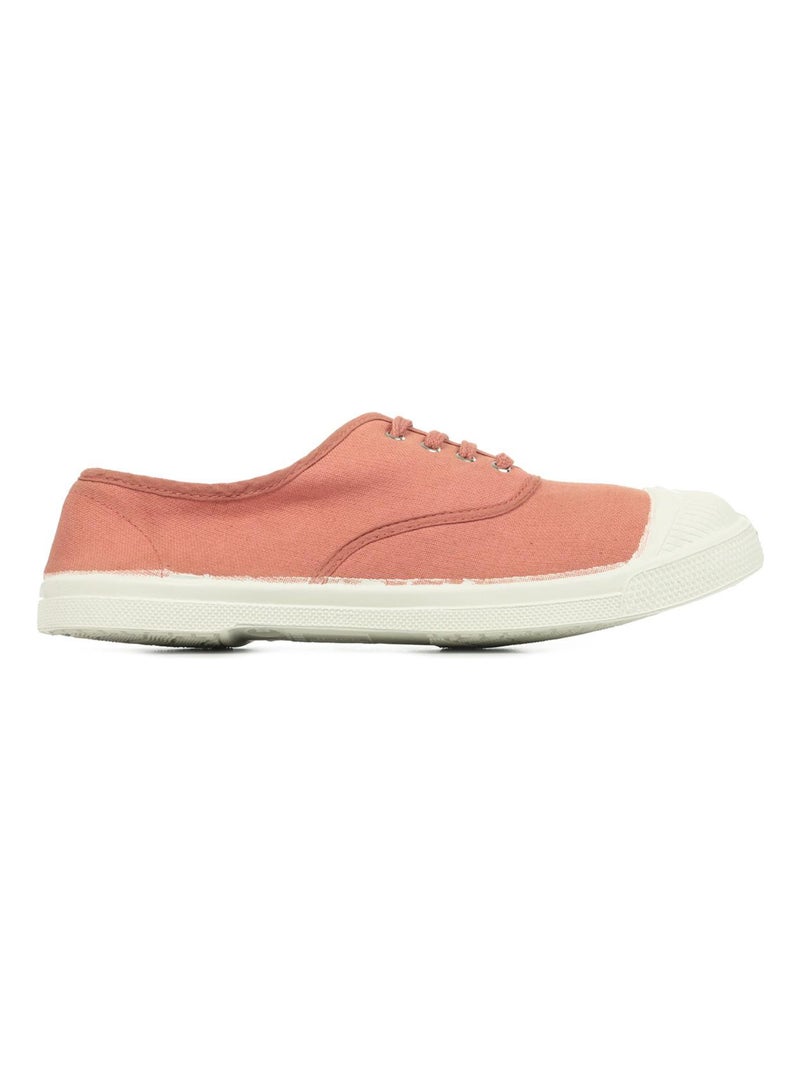 Baskets Tennis Lacets Rose - Kiabi