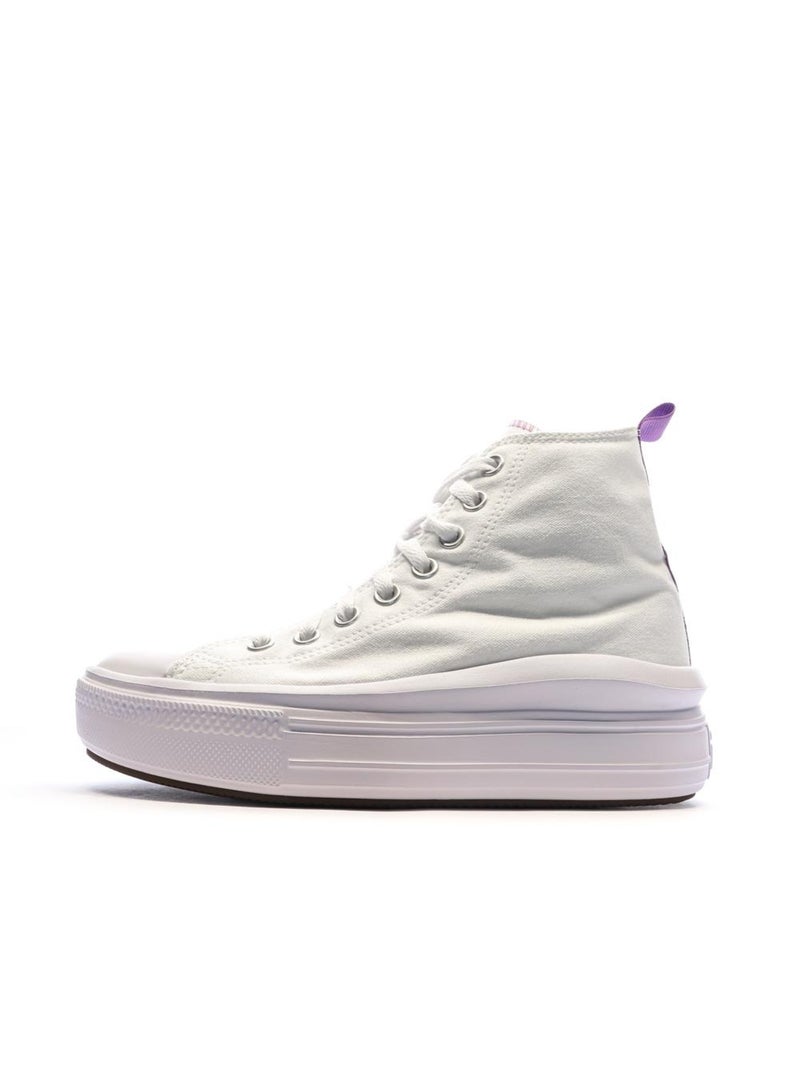 Baskets tes Femme Converse All Star Move Blanc - Kiabi