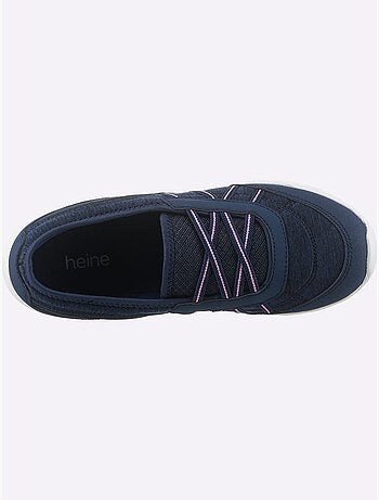 Baskets textile avec élastiques et semelle intérieure confortable - Taille standard - Helline