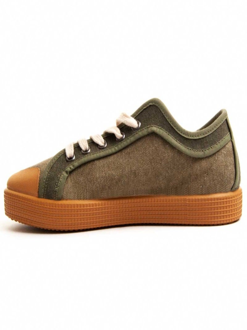 Baskets Tissu Montevita Vert - Kiabi