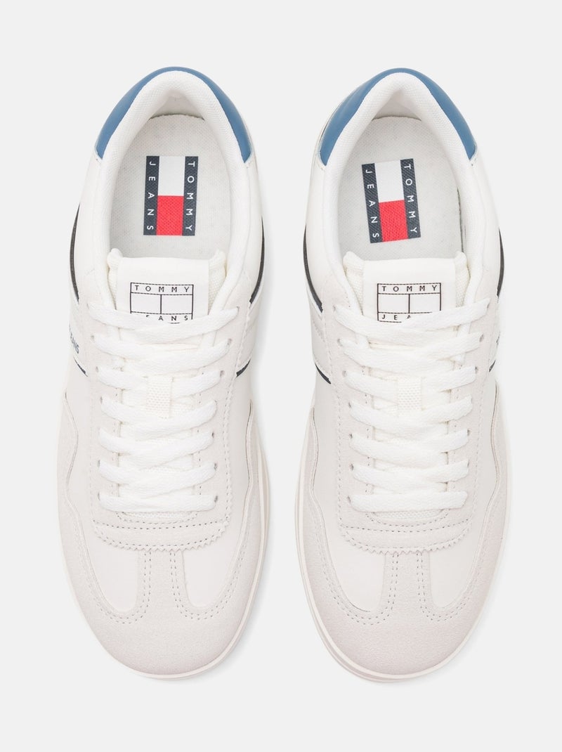 Baskets Tommy jeans a lacets Bleu - Kiabi