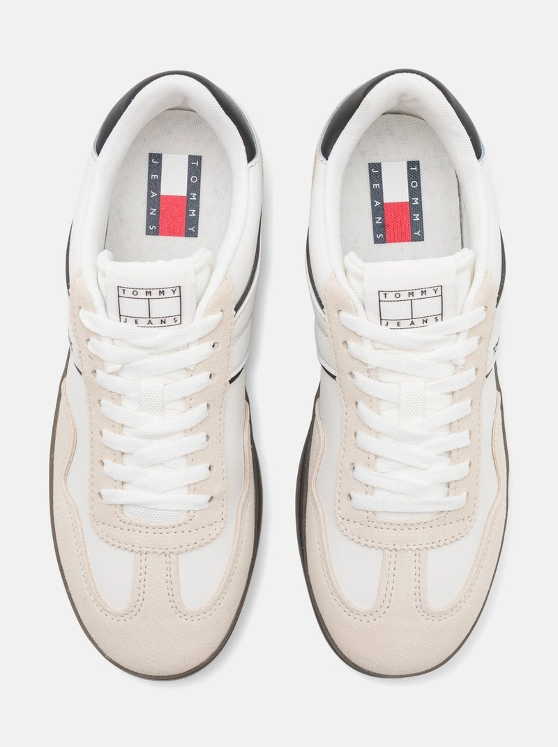 Baskets Tommy jeans a lacets Noir - Kiabi