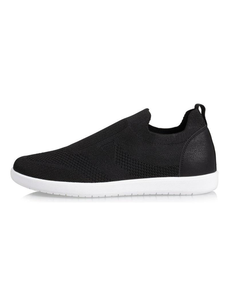 Baskets ultra confortables (technologie everywear™ ), et légères, faciles à enfiler  Isotoner Noir - Kiabi