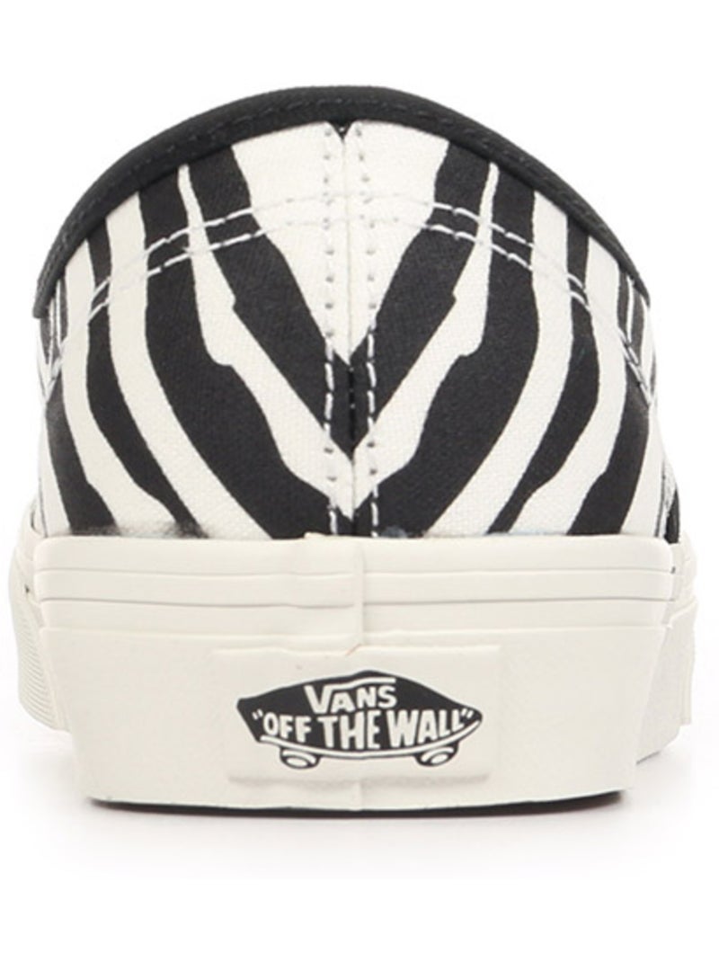 Baskets Vans Authentic Blanc Noir - Kiabi