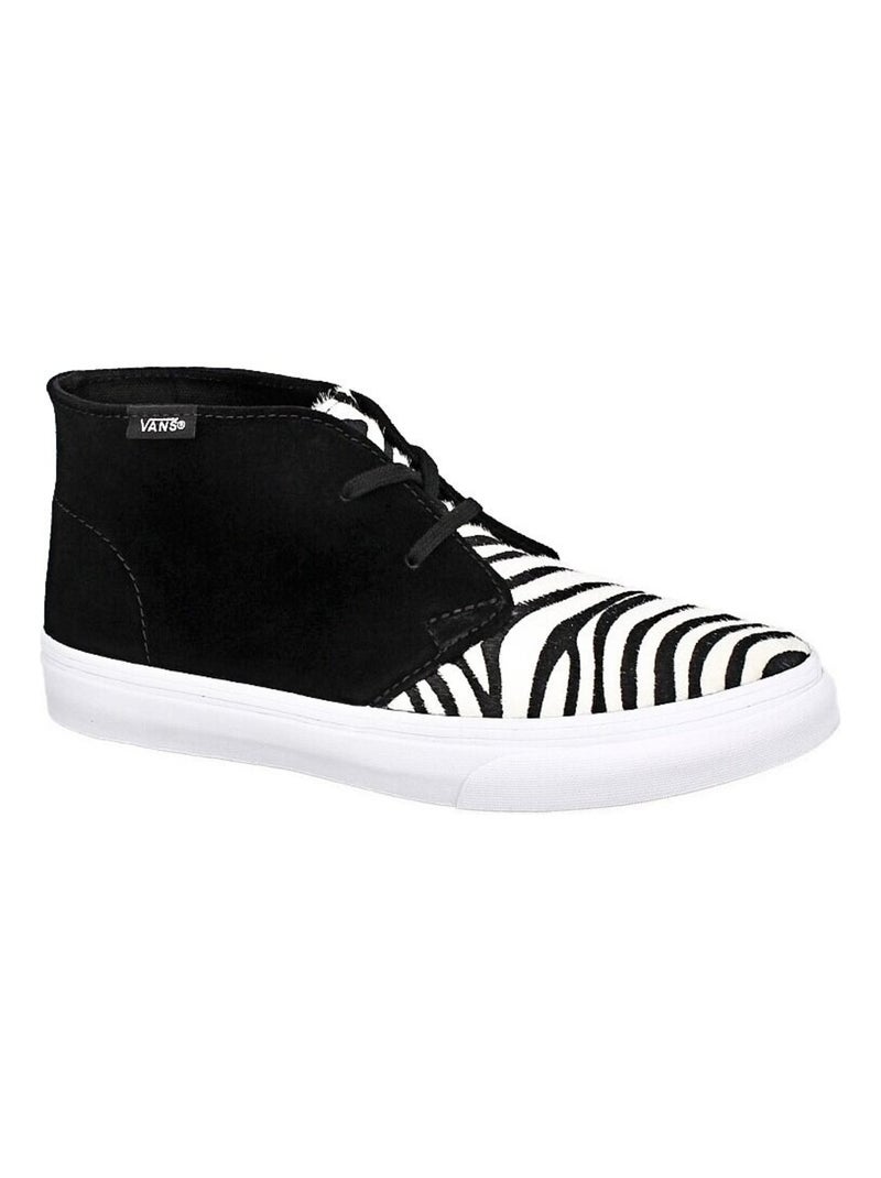 Baskets  'VANS' 'CHUKKA SLIM SUEDE ZEBRA' Noir - Kiabi