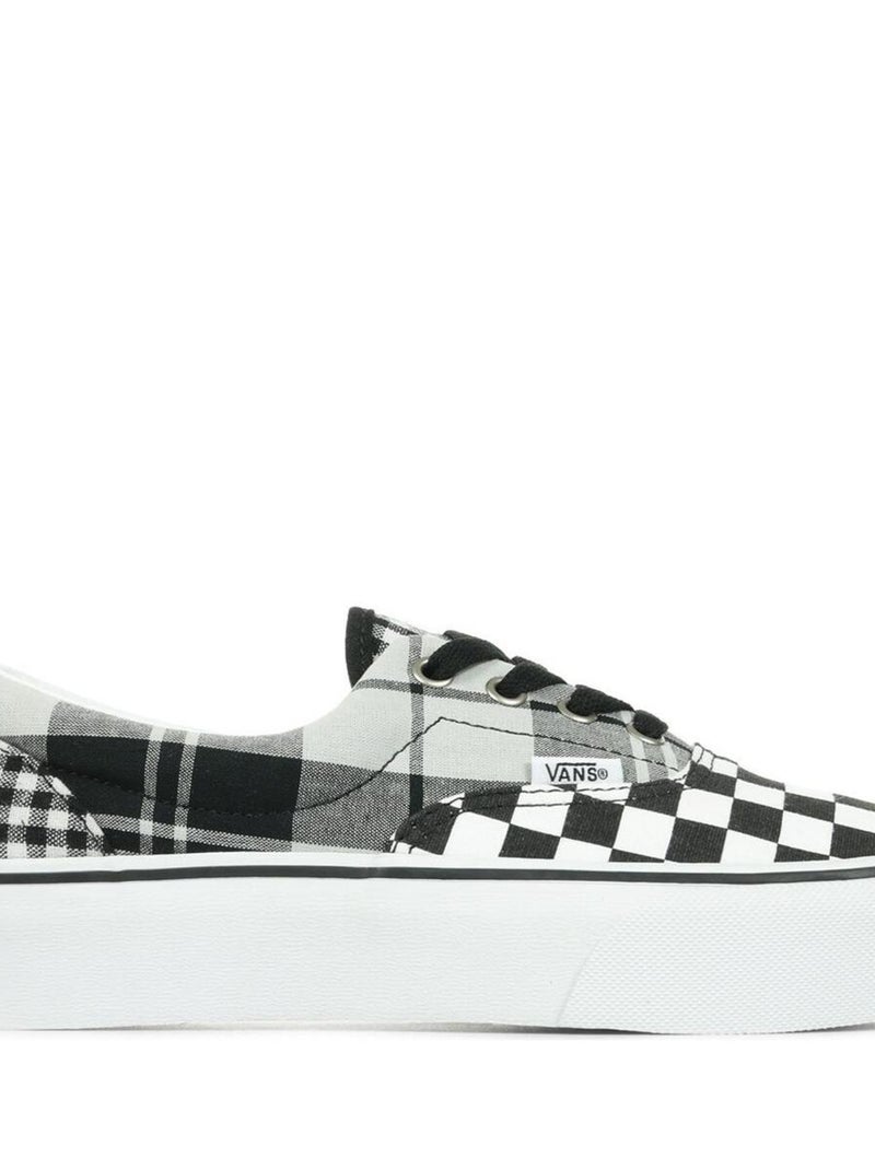 Baskets Vans Era Platform Plaid Blanc - Kiabi