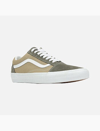 Baskets Old Skool en cuir et daim Vans