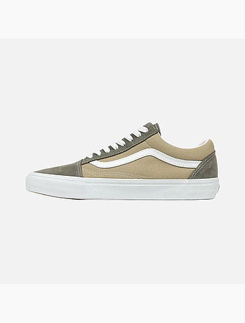 Baskets Old Skool en cuir et daim Vans