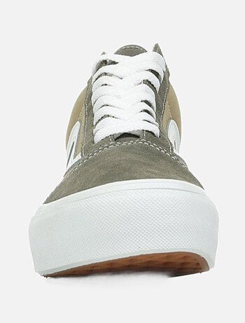 Baskets Old Skool en cuir et daim Vans