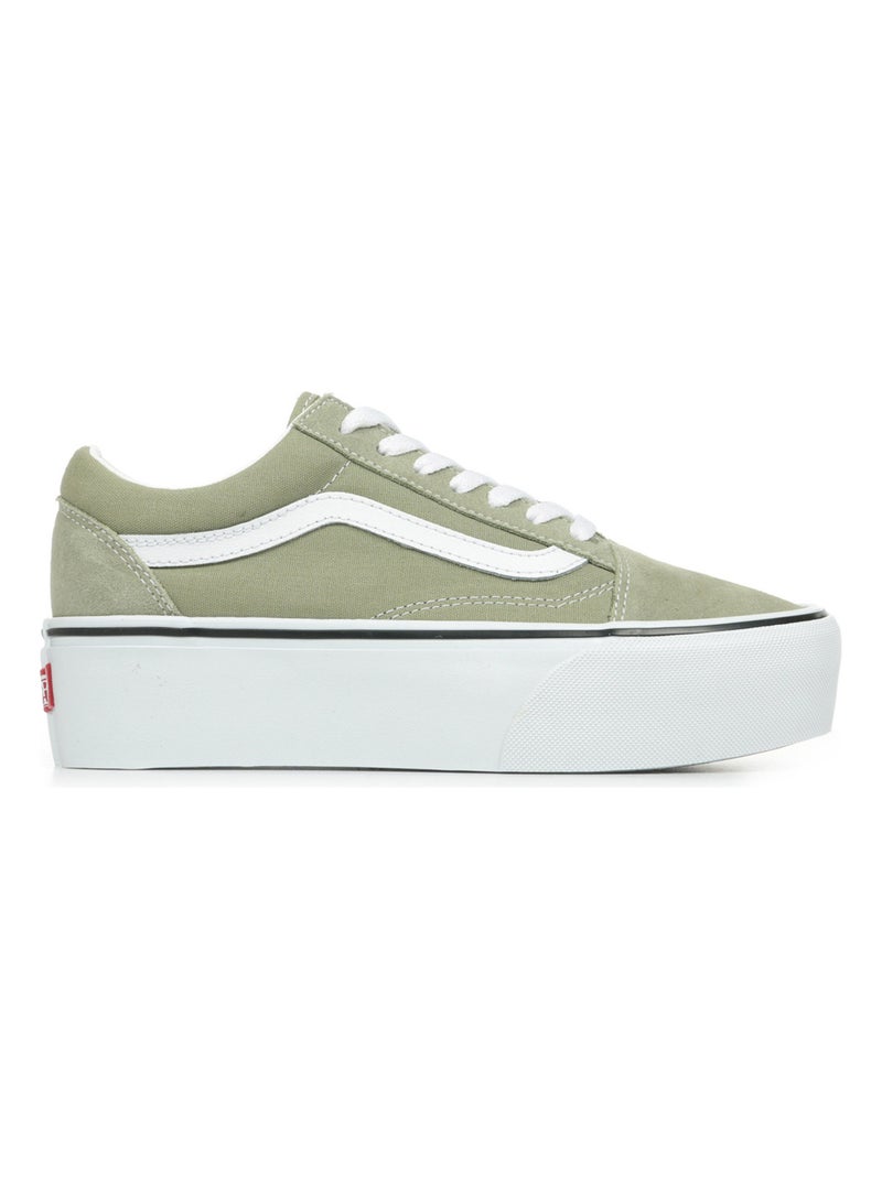 Baskets Vans Old Skool Stackform Vert clair - Kiabi