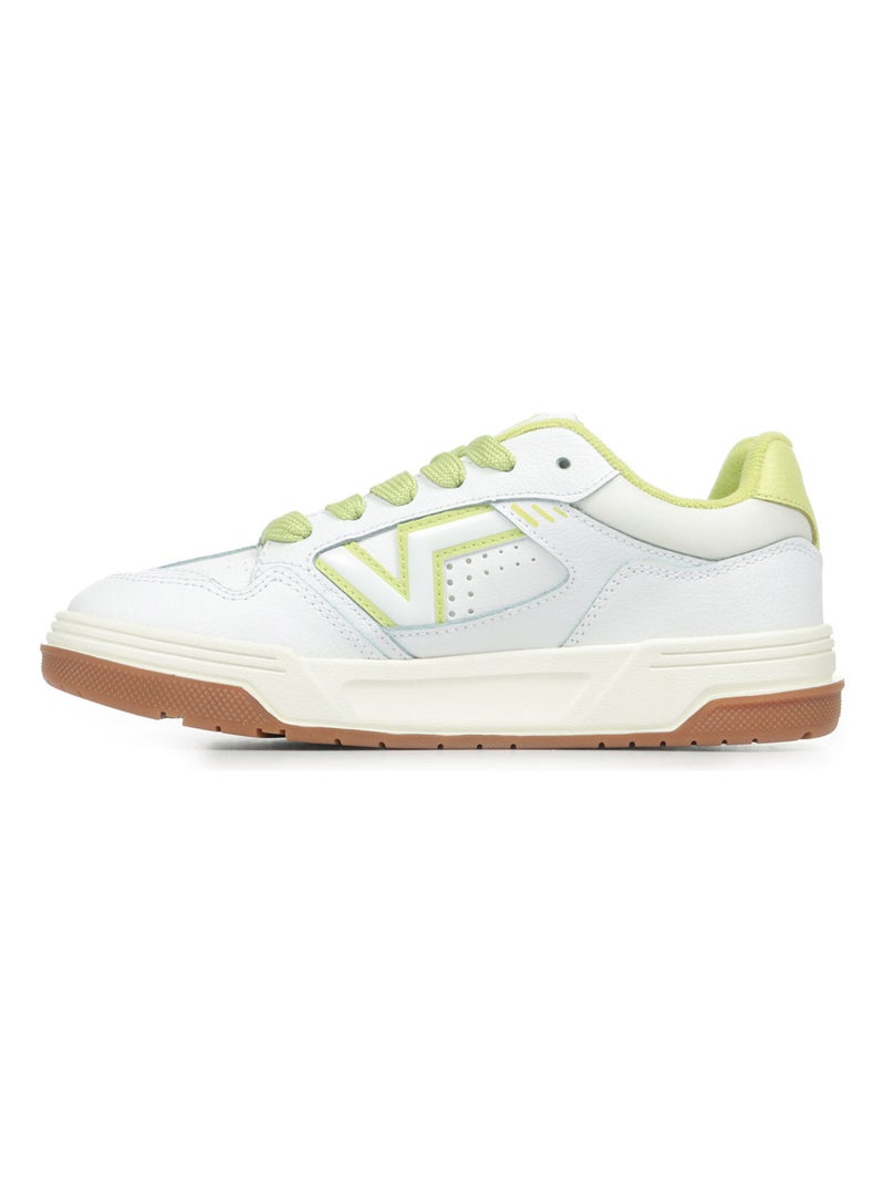 Baskets Vans Vintage Leather Lime Blanc - Kiabi