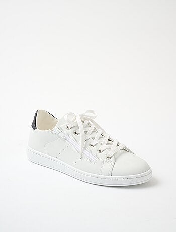 Baskets vegan à semelles compensées - AFIBEL